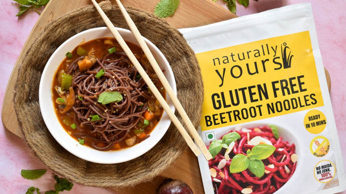 Spicy Curry Beetroot Noodles