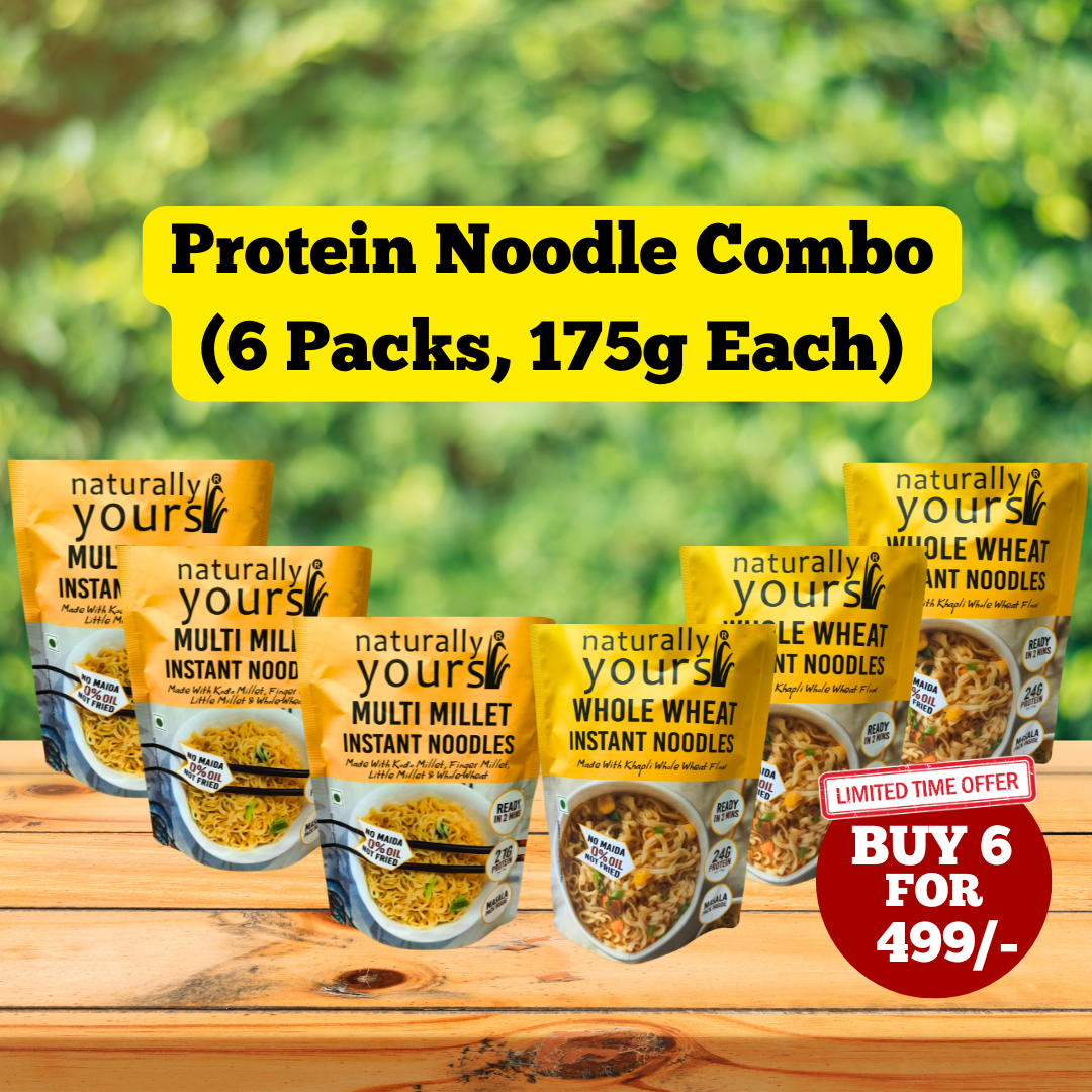 New Launch - Protein Power Instant Noodles Combo (Pack of 6 x 175g)