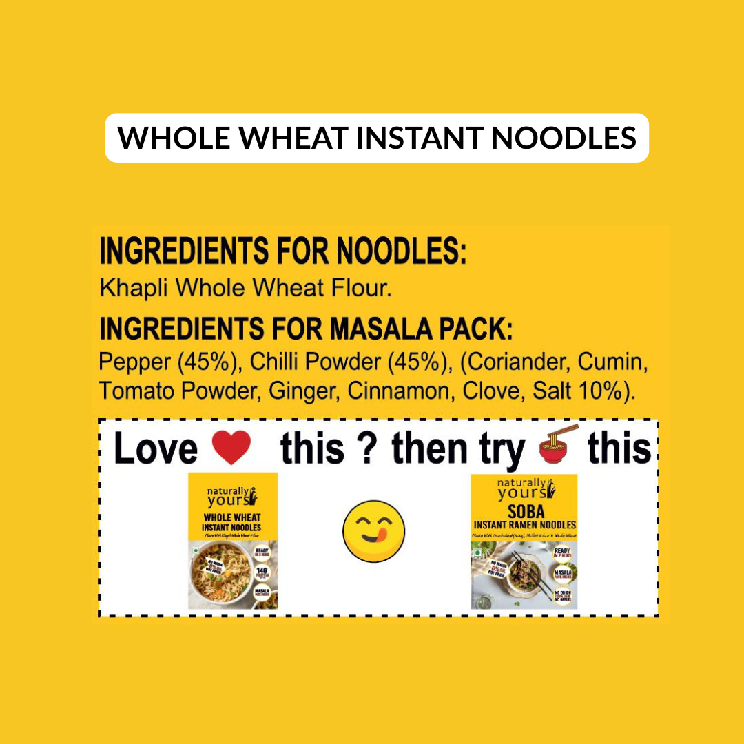 New Launch - Protein Power Instant Noodles Combo (Pack of 6 x 175g)