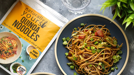 Quinoa Hakka noodles | Naturally Yours