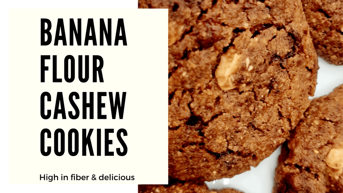 Recipe : Banana flour cashew cookies | Naturally Yours