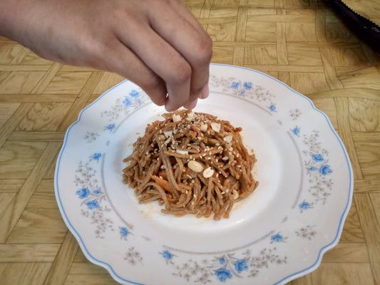 Recipe : Buckwheat Noodles in Spicy Peanut Butter Sauce | Naturally Yours