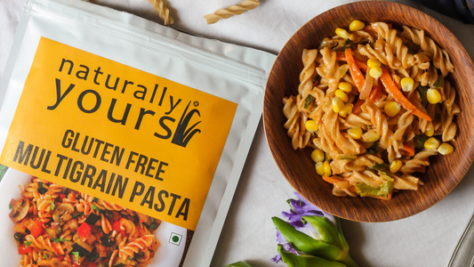 Recipe : Spicy & Creamy Multigrain Pasta | Naturally Yours