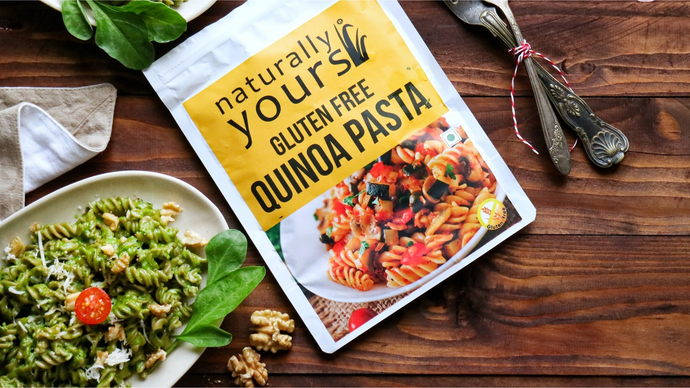 Recipe : Spinach & walnut pesto  quinoa pasta
