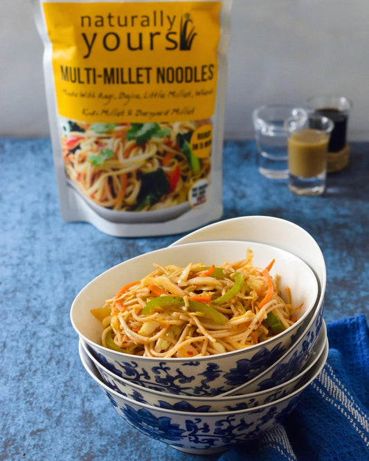 Schezwan Multi millet noodles | Naturally Yours