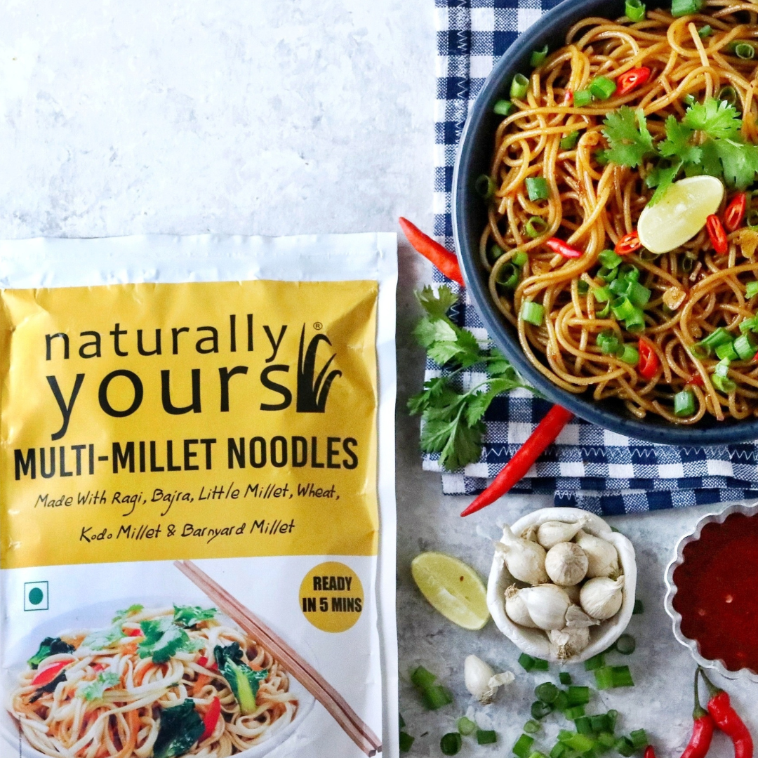 Multi-Millet Noodles - Rich in Protein & Fiber - Ready in 5 Mins - 180g