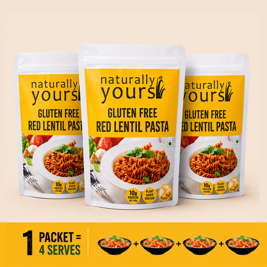 Red Lentil Pasta | Pack of 3