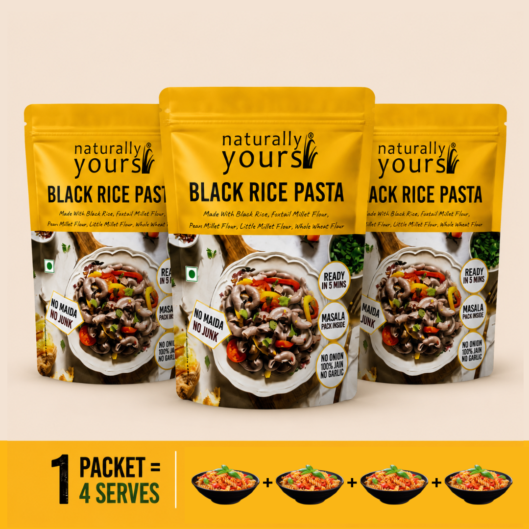 Black Rice Pasta | Pack of 3