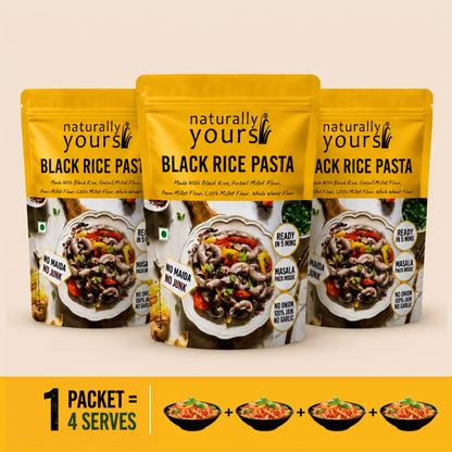 Black Rice Pasta | Pack of 3