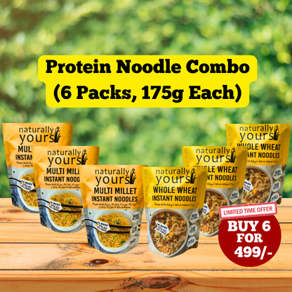 New Launch - Protein Power Instant Noodles Combo (Pack of 6 x 175g)