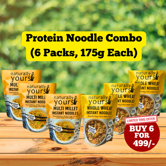 New Launch - Protein Power Instant Noodles Combo (Pack of 6 x 175g)