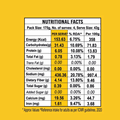 New Launch - Whole Wheat Instant Noodles - High in Protein - Each Pack Rs.89/- (Pack of 3 x 175g)