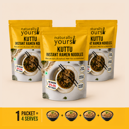 ( Kuttu )Buckwheat Soba Ramen | Pack of 3