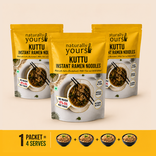 ( Kuttu )Buckwheat Soba Ramen | Pack of 3