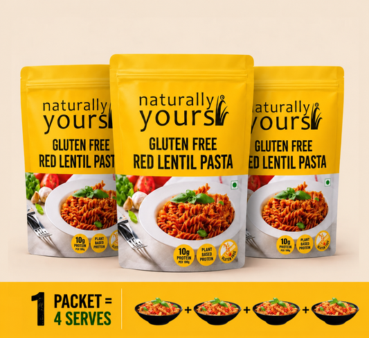 Red Lentil Pasta | Pack of 3