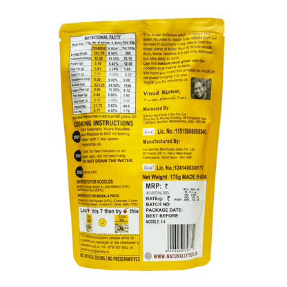 Multi Millet Instant Noodles