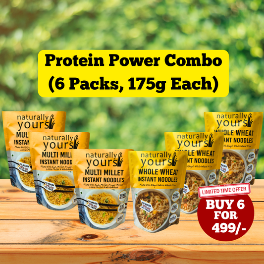 New Launch - Protein Power Instant Noodles Combo (Pack of 6 x 175g)