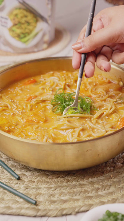 Moringa Instant Ramen Noodles - Rich in Protein, Fiber, & Calcium - Ready in 2 Mins - 175g (Pack of 3)