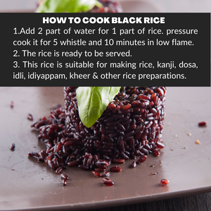 Naturally Yours, Black Rice, Karuppu Kavuni, 500g