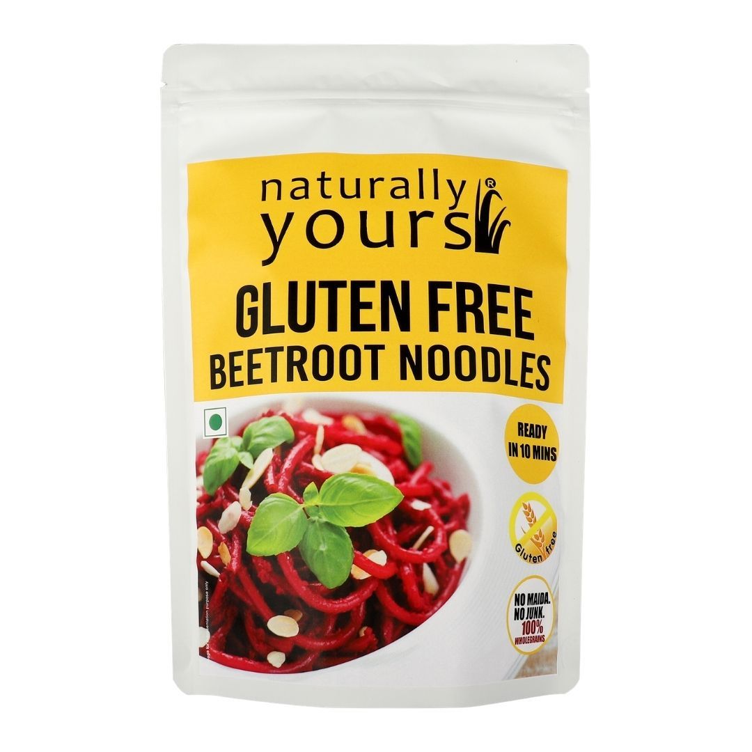 Gluten Free Beetroot Noodles 100g - Naturally Yours