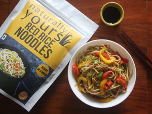 Red Rice Noodles 180G - Naturally Yours